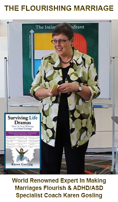 world-renowned expert in flourishing marriages and specialist adhd/asd coach karen gosling